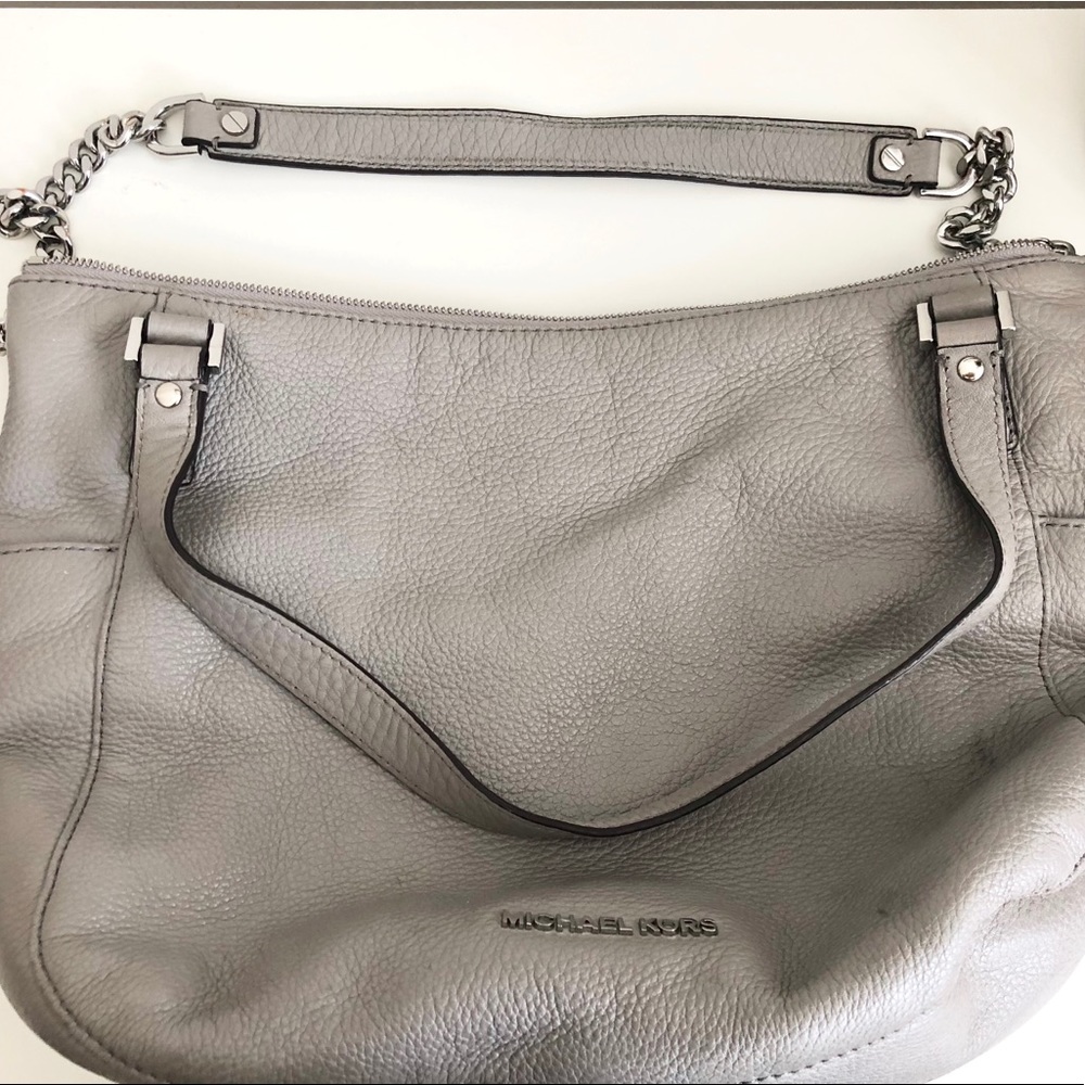 MICHAEL Michael Kors Hobo Gray Purse